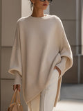 Womens Cardigan Oversized Knit Relaxed Fit Jumper Neutral – Alba