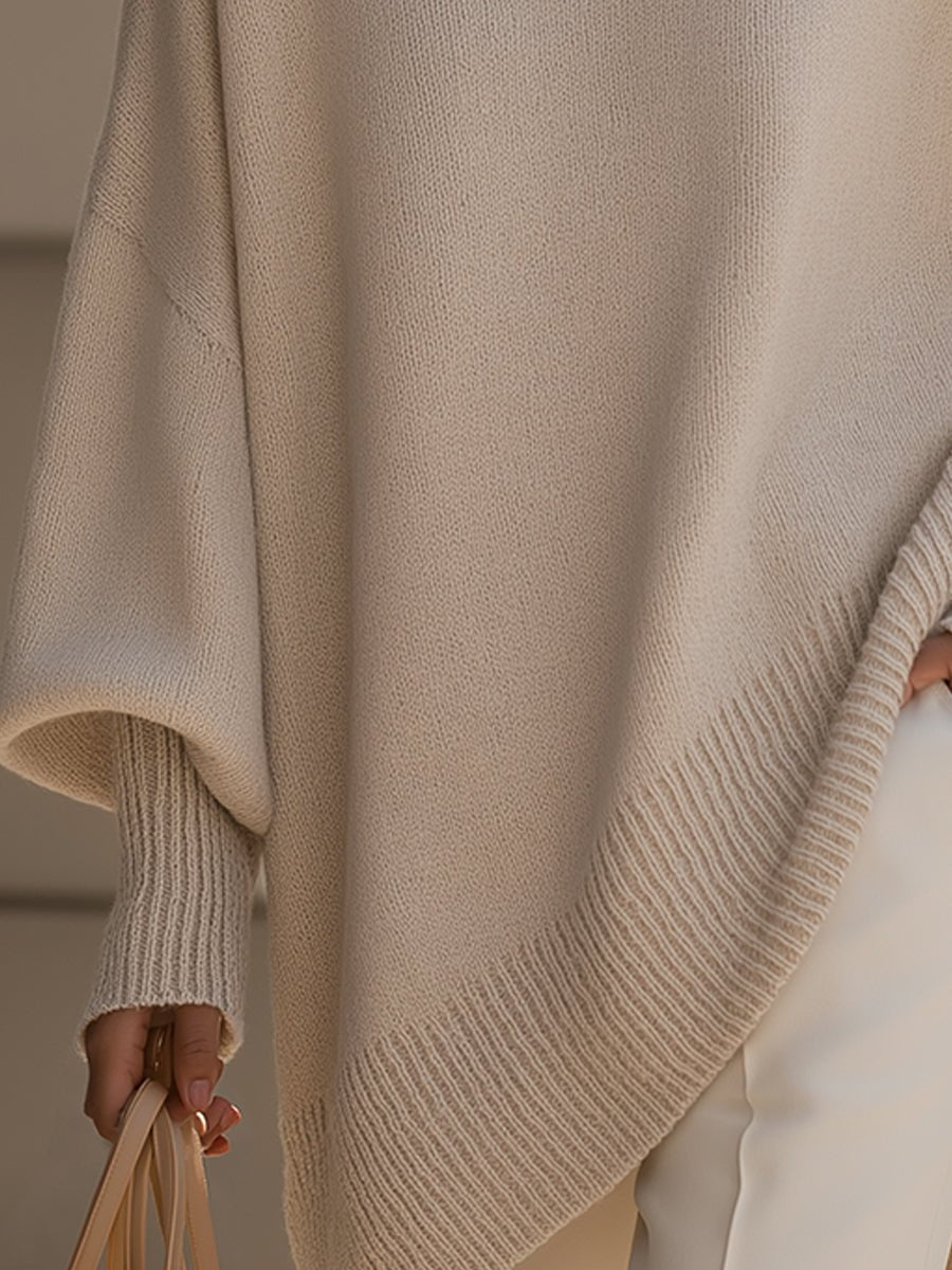 Womens Cardigan Oversized Knit Relaxed Fit Jumper Neutral – Alba